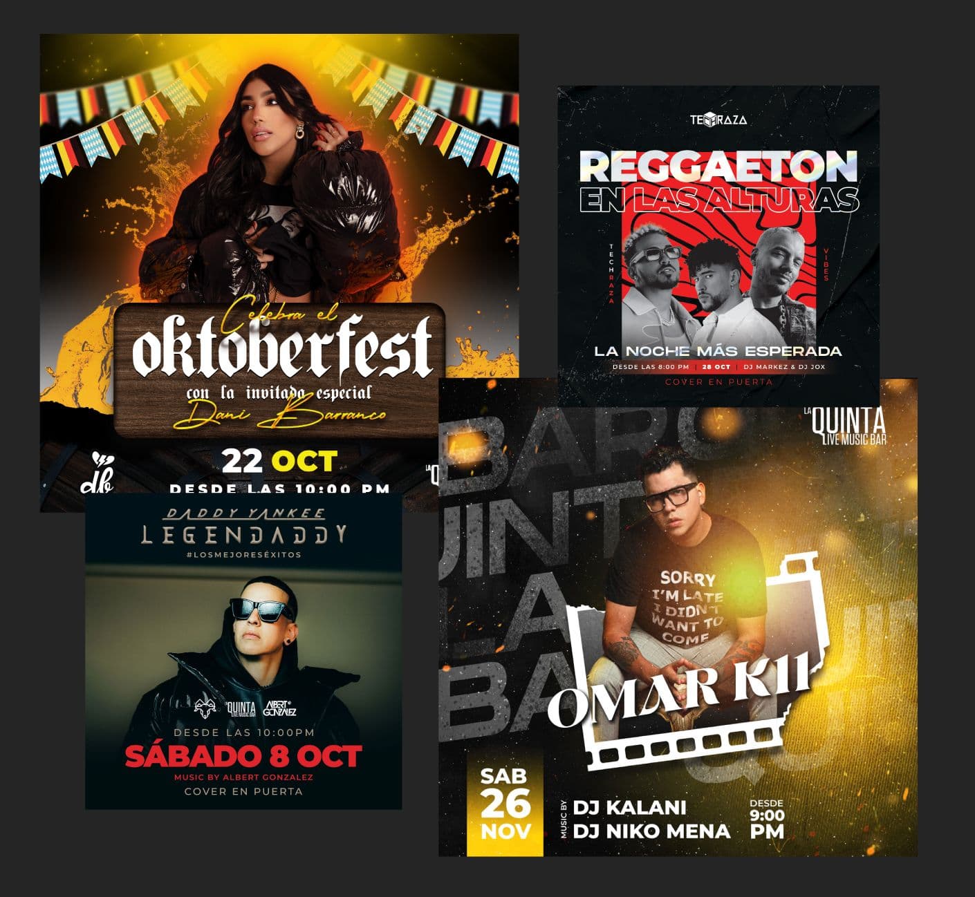 Social Media Design - La Quinta Live Music Bar